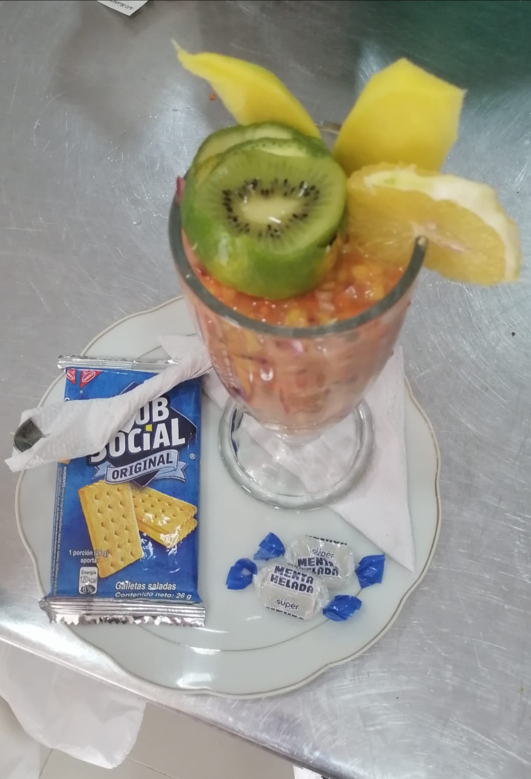 Ceviche de camarón 